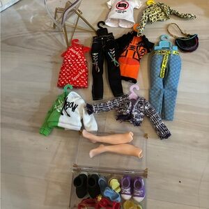 Rainbow High  Assorted Clothing Chair And Shoe Lot